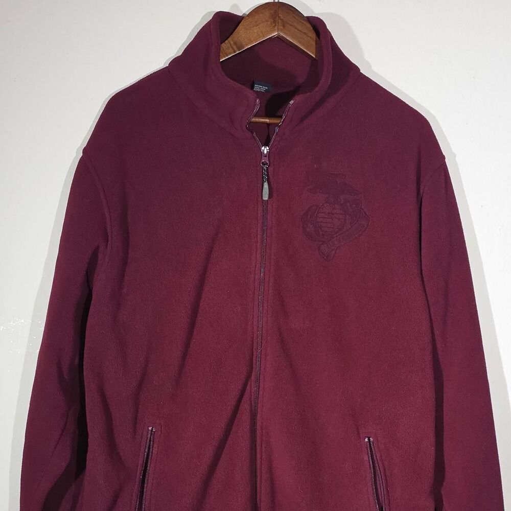 Marine-layer Men's Burgundy and Red Jacket